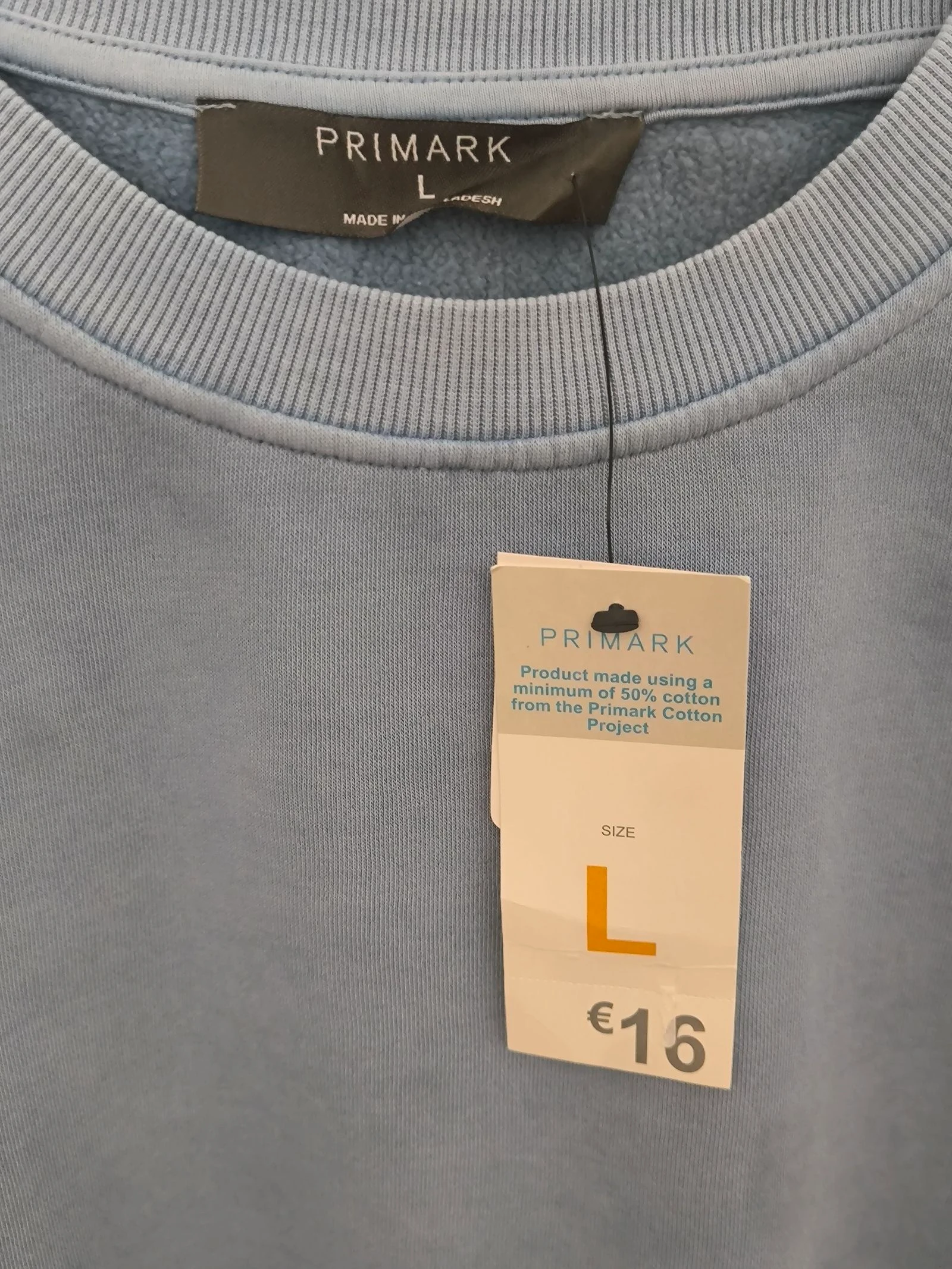 Camisola sudadera oversize azul Primark – photo 5
